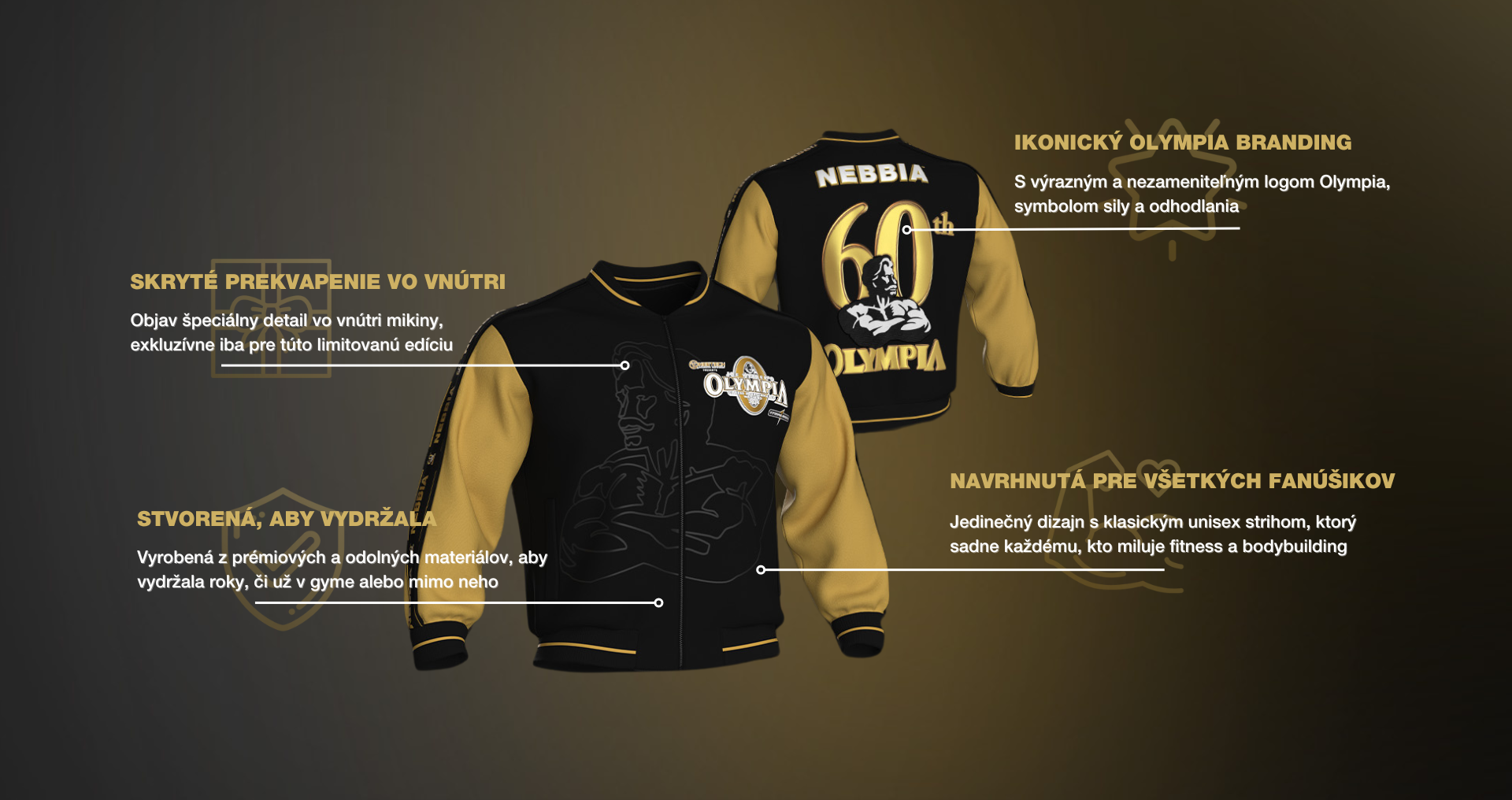 Nebbia Mr. Olympia 60th anniversary